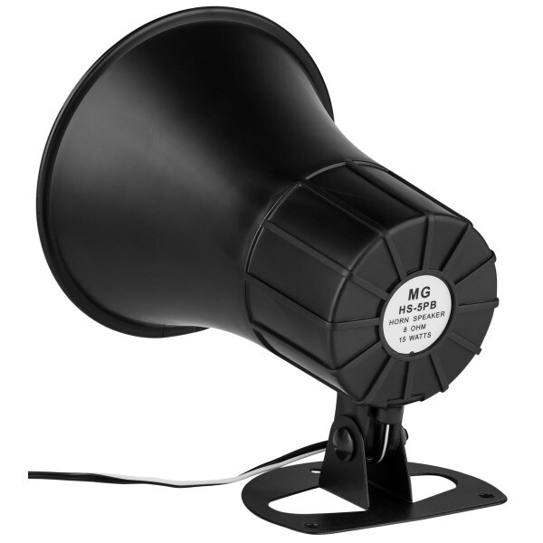 Main product image for 5" Indoor / Outdoor Horn Speaker Black 300-051